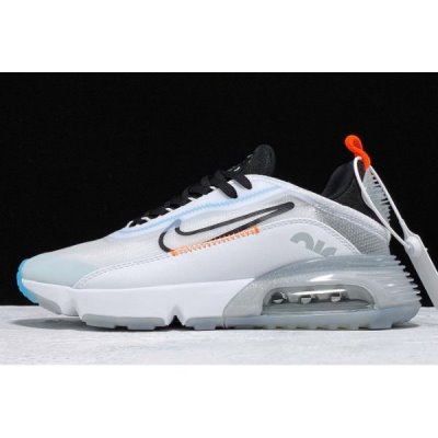 Nike Air Max 2090 Beyaz / Siyah / Mavi / Turuncu Koşu Ayakkabısı Türkiye - RUAF5QA6